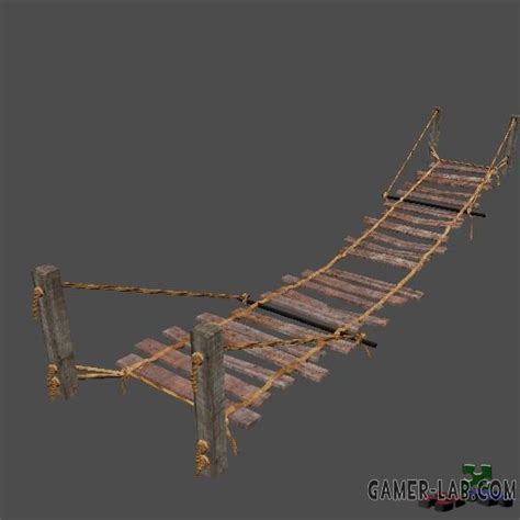 rope_bridge - Bridges, balconies - Architecture - Various models - Goldsrc Warehouse (HL1)