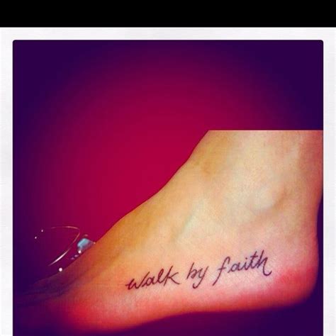 Beautiful Tattoos | Faith tattoo, Tattoo quotes, Foot tattoos