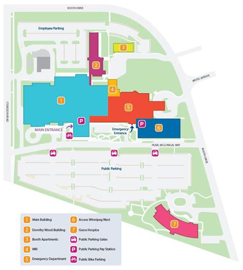 Maps, Directions & Parking - Grace Hospital