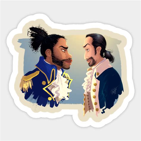 HAMILTON MUSICAL ART - Hamilton - Sticker | TeePublic