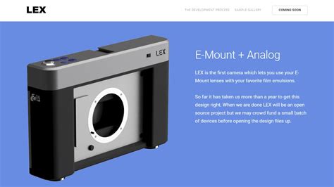 This is the world's first Sony E-Mount 35mm film camera - and it's open ...