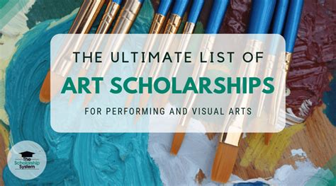 The Ultimate List of Art Scholarships for Carrying Out and Visual Art ...