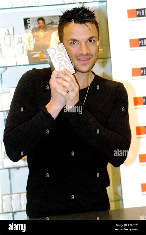 Peter Andre promoting his new fragrance 'Unconditional' at the Perfume ...