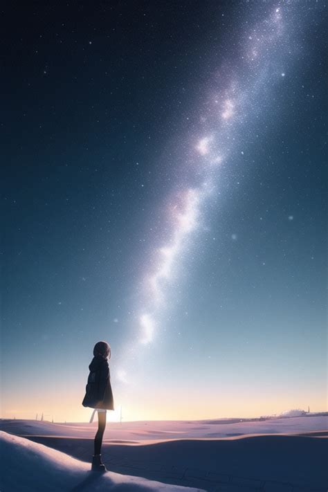 Stars In The Night Sky | chichi-pui（ちちぷい）AIイラスト専用の投稿＆生成サイト