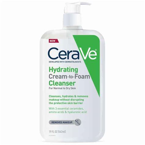 CeraVe Hydrating Cream-to-Foam Cleanser | 19 Ounce | MerryDerma Pakistan