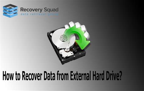 How to Recover Data from External Hard Drive