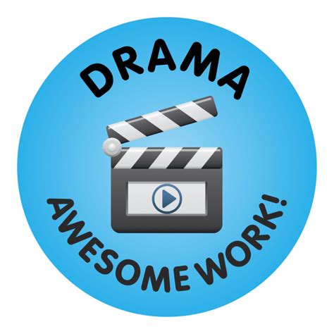 Awesome Work Reward Stickers - Drama Praise