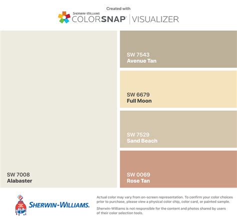 Alabaster Color Chart