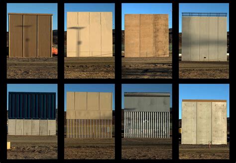 See All 8 Prototypes for Trump's 'Big, Beautiful' Border Wall - NBC News