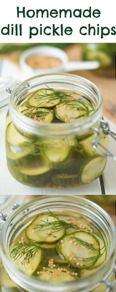 Homemade Dill Pickle Chips - Culinary Ginger