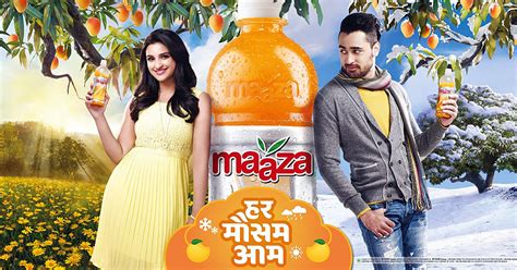 Parineeti & Imran Bring Mango Season with Maaza Juice - Brandsynario