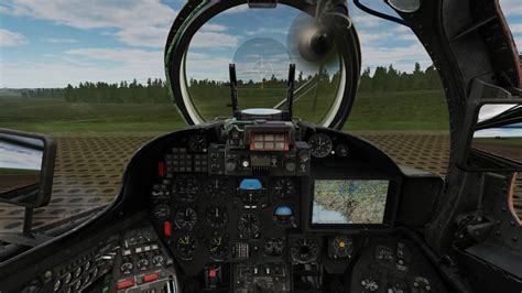 Mi-24P Cockpit Repainted To Black Version2 (Russian)