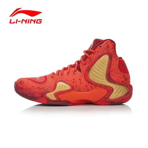 LI NING Men CBA Professional Basketball Shoes LI NING Cloud Technology ...