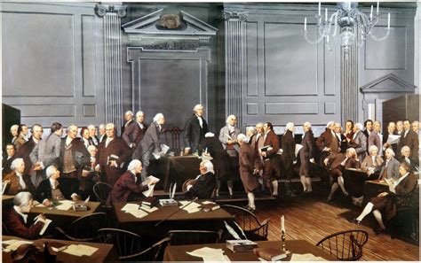 Signing of the Constitution by Louis S. Glanzman - The American Founding