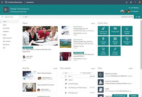 Top 10 Powers of SharePoint Team Sites in Office 365