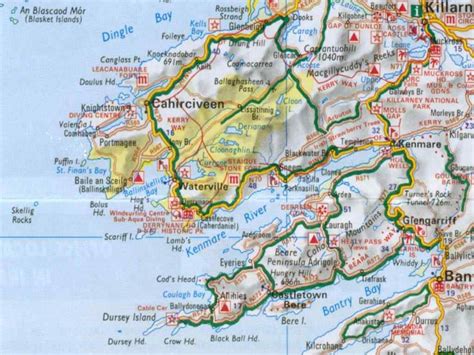 Kerry region detailed map Ireland | Viaggi