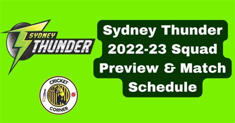 Melbourne Stars 2022-23 Squad Preview & Match Schedule