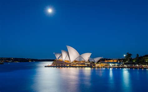 4K free download | Sydney Opera House, Australia during nighttime, HD ...