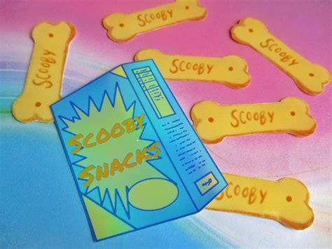 Scooby Snacks Box Cartoon