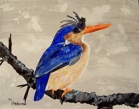 Mary Arneson Fine Art: "Bird Beauty" Acrylic Painting by Colorado Artist Mary Arneson