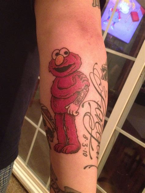 Elmo Tattoo for My Beloved Daughter