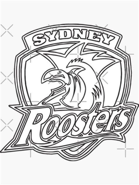 "Sydney Roosters" Sticker by TheLucasStory | Redbubble