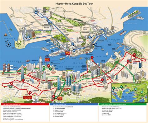 Big Bus Tour Hong Kong: Routes, Service Hour & Ticket Price, Map