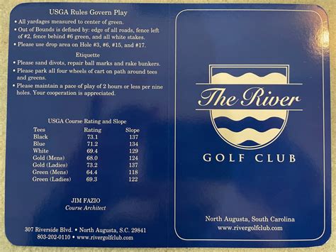 Course Details | The River