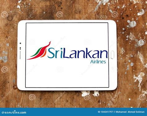 SriLankan Airlines logo editorial photography. Image of flag - 104341797