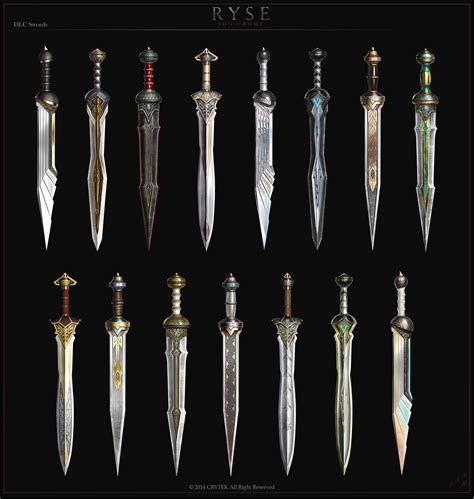 RYSE, Timur Mutsaev | Fantasy weapons, Weapon concept art, Sword design