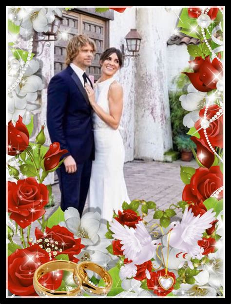 Photo edit of Kensi and Deeks Wedding | Eric christian olsen, Photo editing, Wedding