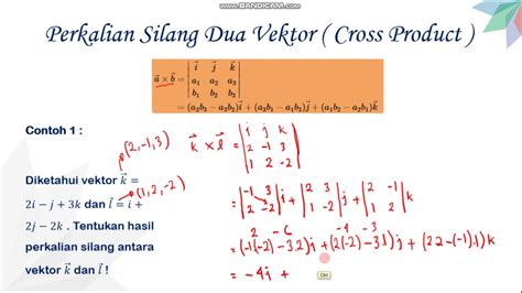 Perkalian Silang Dua Vektor (Cross Product) - YouTube