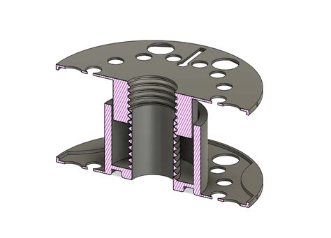 Master Spool (Refillable Filament) by Daten | Download free STL model | Printables.com