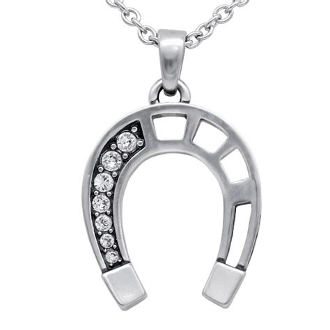 Lucky Horseshoe Pendant Necklace - Controse