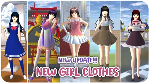 New Girl Clothes Update | Sakura School Simulator Chinese Version New Update - YouTube