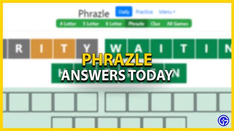 Phrazle Answers Today (June 2023) - Daily Puzzle Solution