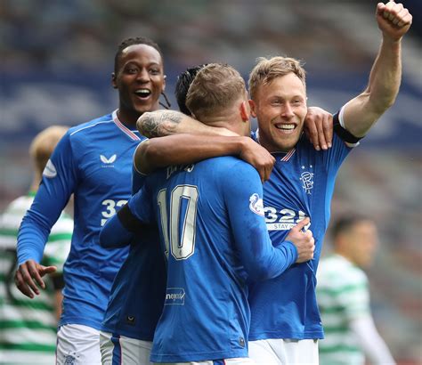 Rangers 2 Celtic 0 - Hoops' hopes of trophy ended as Light Blues eye ...