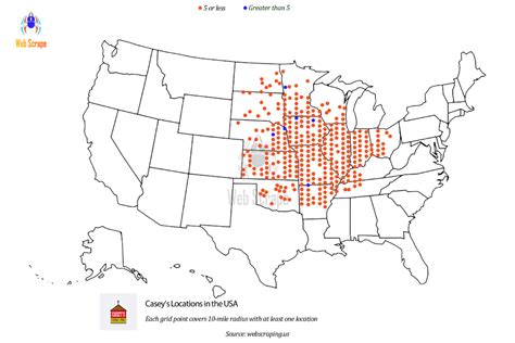 Number of Raising Cane's Store Locations in the USA | raicing canes data