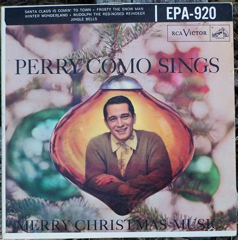 Perry Como Sings Merry Christmas Music [45rpm] | ...with the… | Flickr