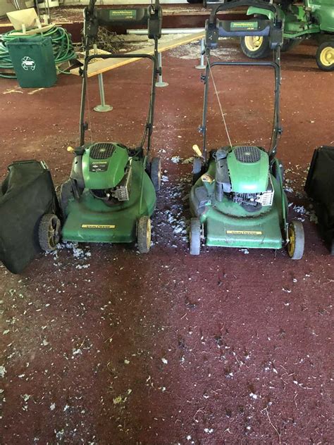 John Deere push mowers (2) Online Government Auctions of Government Surplus | Municibid