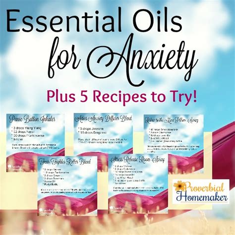 14 Best Essential Oils for Anxiety (+ 5 Recipes) - Proverbial Homemaker