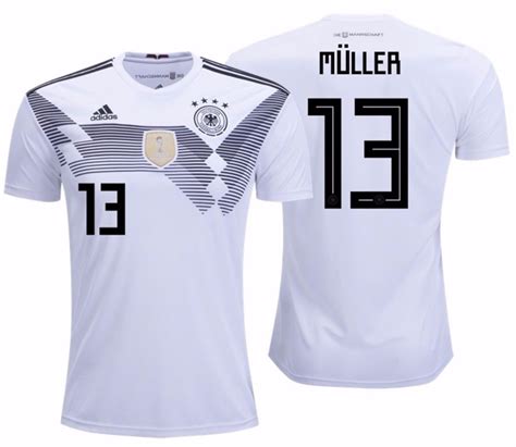 ADIDAS THOMAS MULLER GERMANY HOME JERSEY FIFA WORLD CUP 2018. (S, M, L, XL, 2XL)