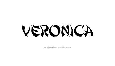 Veronica Name Tattoo Designs