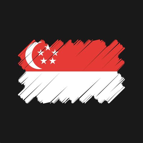 Singapore Flag Vector Design. National Flag 11496248 Vector Art at Vecteezy