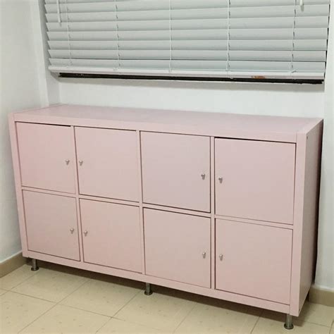 IKEA Storage cabinet with doors and legs 147x39x85 cm, Furniture & Home ...