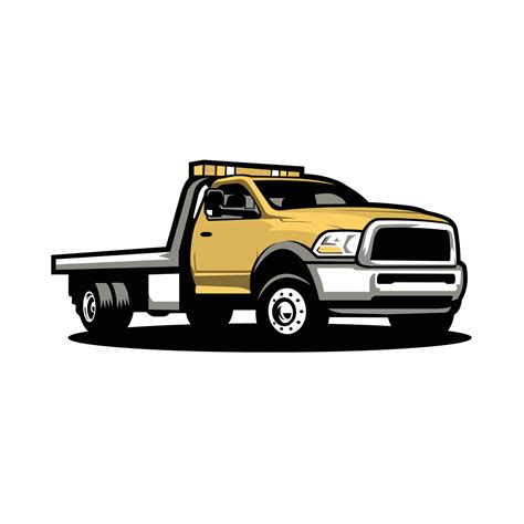 Tow truck Vector. Towing truck service vector isolated 17115485 Vector Art at Vecteezy