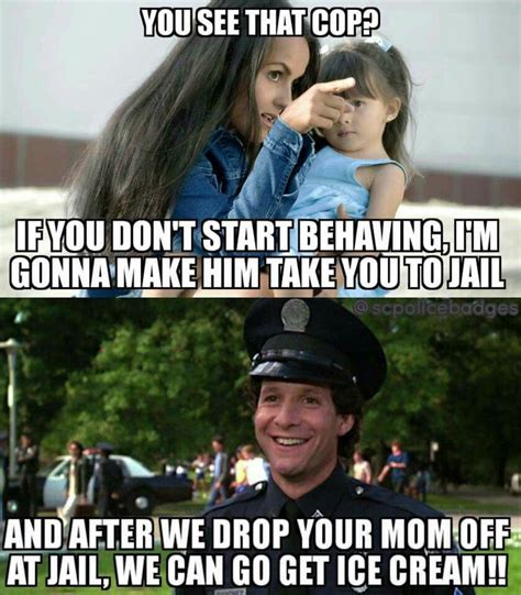 Please don't make your kids scared of the police! We're who they need to come to when they need ...