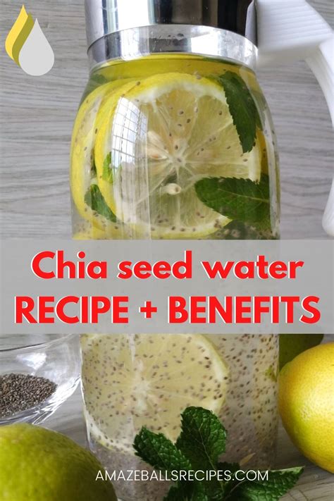 Chia Seed Water Recipe For Weight Loss