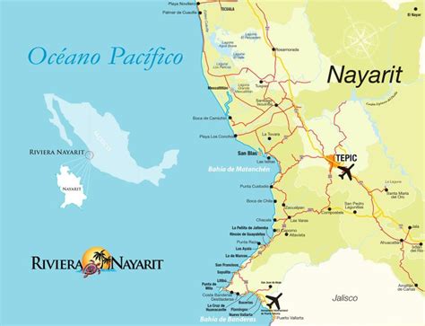 Map / Mapa | Riviera Nayarit | Pinterest