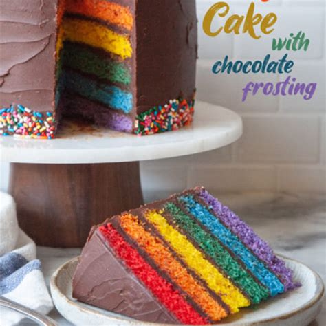 Rainbow Layer Cake | Rainbow Cake Recipe | Eat the Love